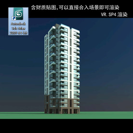 高层住宅 现代高层 小区 住宅