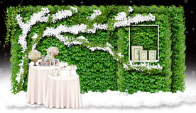 森系婚礼迎宾区