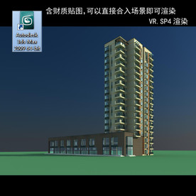 高层住宅 现代高层 小区 住宅