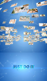 点线图片汇聚LOGO