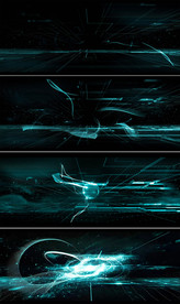 高科技互联网光线视频素材