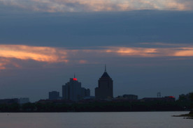 长春南湖日出延时视频