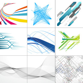 动感线条色彩背景