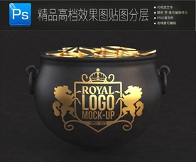 高档通用特种工艺标志样机图