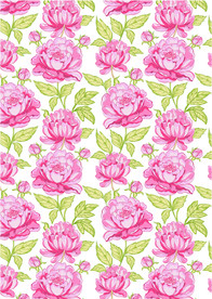 2018女装印花 春夏花卉图案