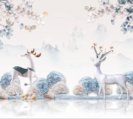 3D电视背景墙图