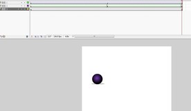 形状补间和传统补间小球滚动4秒
