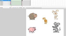 字母变成动物动画3秒