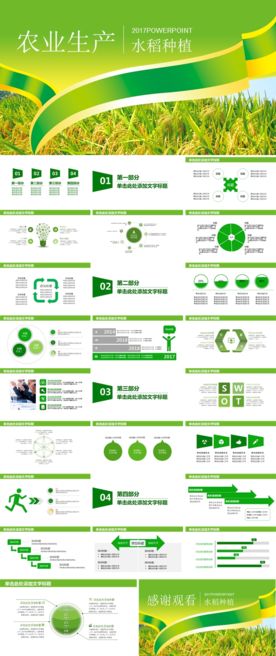 农业招商宣传画册PPT模板