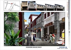 古建筑效果图 门楼牌坊 寺庙广