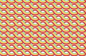 波浪 矢量 无缝印花