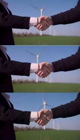 4K风车田边握手