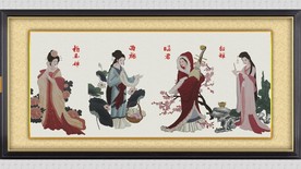 十字绣  四大美人  西施