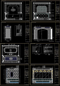 欧式会客室立面图