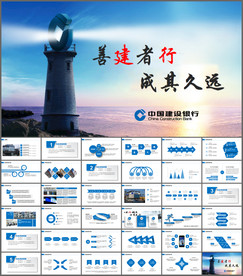 中国建设银行建行总结汇报PPT