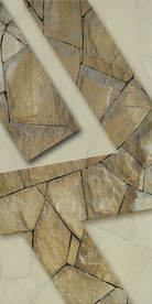 3D立体石块玄关装饰画