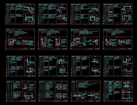 天花吊顶大样施工图