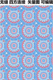 古典民族图案 少数民族花纹