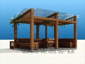 廊架模型