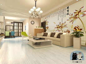 家居沙发墙纸样机