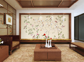 客厅壁画样机图