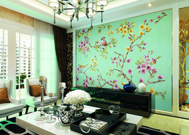 清雅家居壁纸样机图
