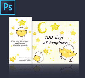 可爱小黄鸡 生日宴 宝宝宴