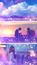 歌曲流浪舞台背景