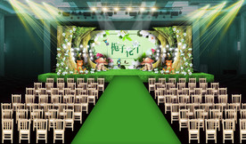 森系动物主题宝宝宴