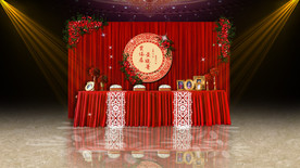 中式婚礼签到区