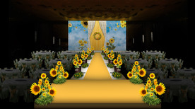 向日葵主题仪式区