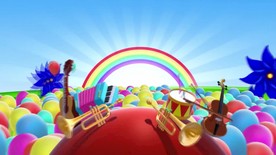 儿童歌曲最美的光LED舞台背景