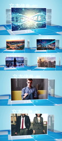简洁企业图文展示推广介绍