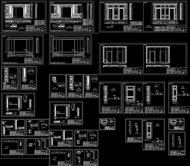 家居墙面CAD图纸