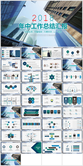 年中工作总结PPT