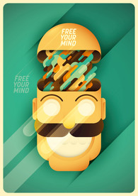 炫彩商业艺术海报综合体