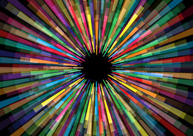 商业炫彩马赛克空间背景