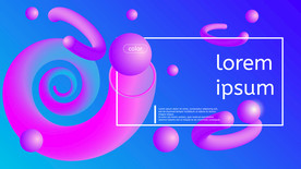 创意质感商业综合体海报不规则图