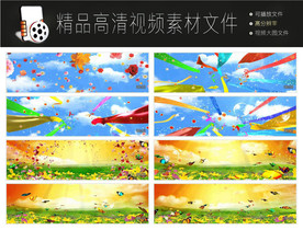 唯美浪漫迷幻欧式紫色花朵视频