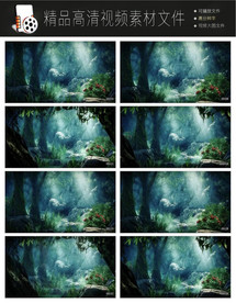 深山野林风景实拍视频素材视频