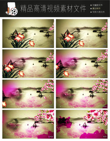 江南水墨中国风LED视频背景