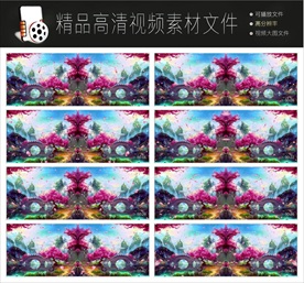 江南水墨中国风LED视频背景