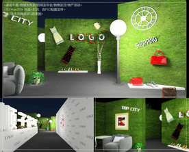 通道布置效果图