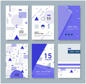 六款矢量抽象背景打包下载