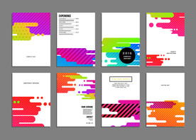 8款矢量抽象背景打包下载