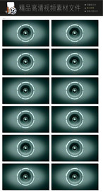 音响喇叭传播蓝圈转场LED视频