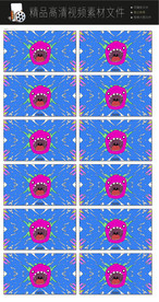 卡通魔幻音乐节转场LED视频