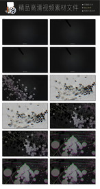 高科技科幻视频显示器LED视频