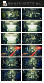 高科技科幻视频显示器LED视频