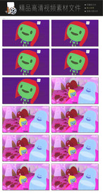 卡通魔幻音乐节转场LED视频